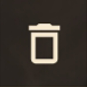 Delete tool for removing the selected object.